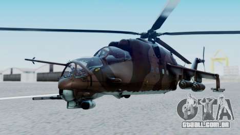 Mi-24V Soviet Air Force 0835 para GTA San Andreas