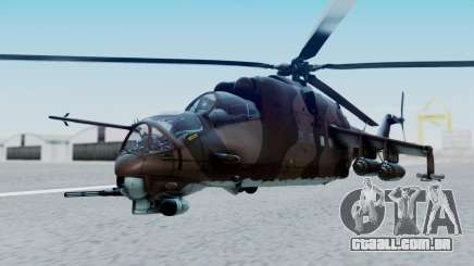 Mi-24V Soviet Air Force 0835 para GTA San Andreas