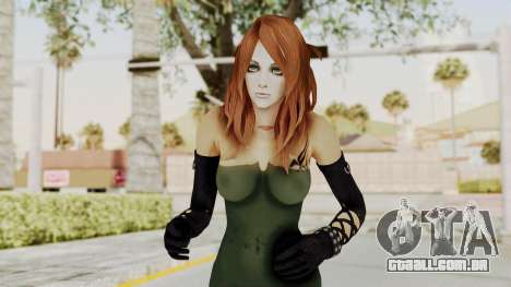 Badgirl Green Jumper Red Hair para GTA San Andreas