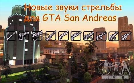 Novo disparo de sons para GTA San Andreas