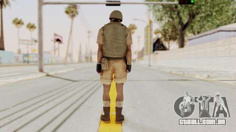 MGSV Phantom Pain CFA Vest v1 para GTA San Andreas