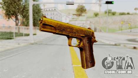 M1911 Gold para GTA San Andreas