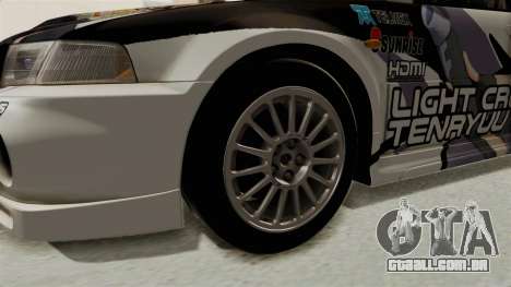 Mitsubishi Lancer Evolution VI Tenryuu Itasha para GTA San Andreas