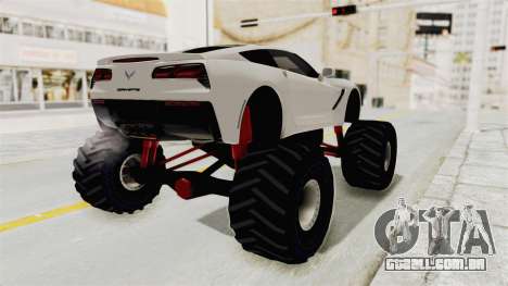 Chevrolet Corvette Stingray C7 Monster Truck para GTA San Andreas