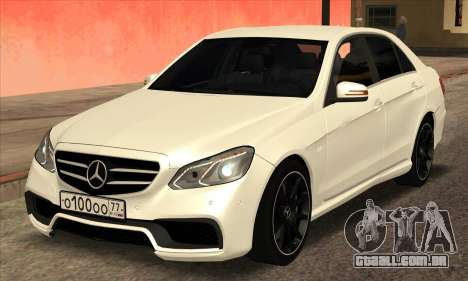 Mercedes-Benz E63 AMG 2014 para GTA San Andreas