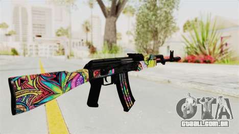 AK-47 Cannabis Camo para GTA San Andreas