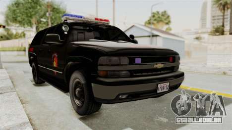 Chevrolet Suburban Indonesian Police RESMOB Unit para GTA San Andreas