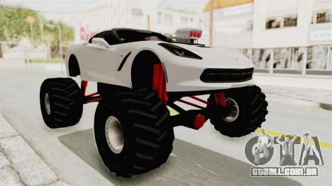 Chevrolet Corvette Stingray C7 Monster Truck para GTA San Andreas