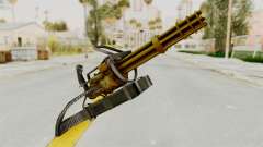 Minigun Gold para GTA San Andreas