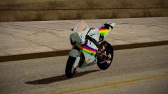 Yamaha YZR M1 2016 Rainbow Dash para GTA San Andreas