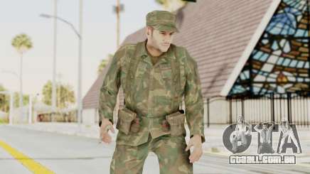 MGSV Ground Zeroes US Soldier Armed v2 para GTA San Andreas