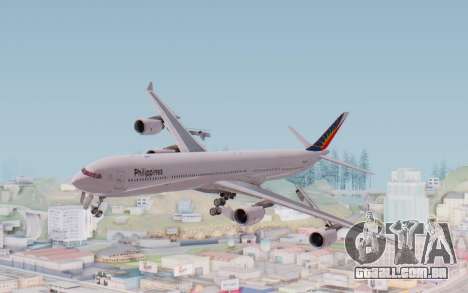 Airbus A340-600 Philippine Airlines para GTA San Andreas