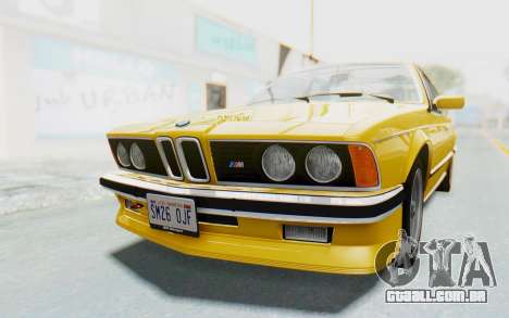 BMW M635 CSi (E24) 1984 HQLM PJ2 para GTA San Andreas