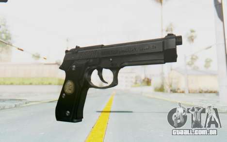 Tariq Iraqi Pistol Back v1 Black para GTA San Andreas