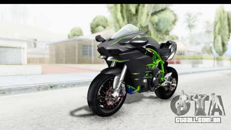 Kawasaki Ninja H2R Black para GTA San Andreas