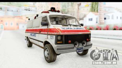 MGSV Phantom Pain Ambulance para GTA San Andreas