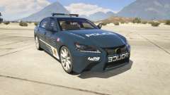 Lexus GS 350 Hot Pursuit Police para GTA 5