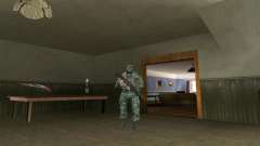 O airborne soldado na camuflagem de bétula para GTA San Andreas