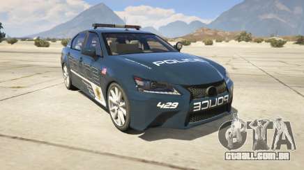 Lexus GS 350 Hot Pursuit Police para GTA 5