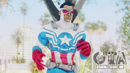 Marvel Heroes - Capitan America Sam Wilson para GTA San Andreas