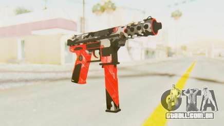 Tec-9 Neural Red para GTA San Andreas