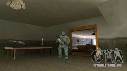O airborne soldado na camuflagem de bétula para GTA San Andreas