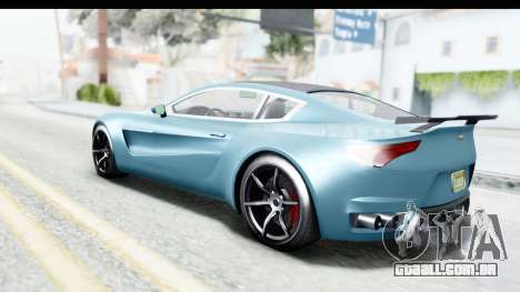 GTA 5 Dewbauchee Seven 70 with Mip Map para GTA San Andreas