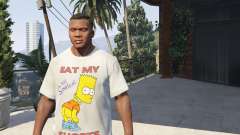 Bart Simpson T-Shirt for GTA V para GTA 5