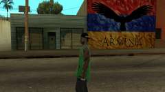 Grove Street Armenian Flag para GTA San Andreas