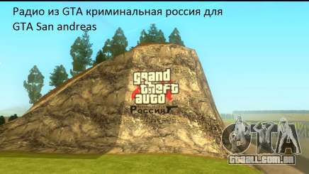 Rádio do GTA Penal Rússia para GTA San Andreas