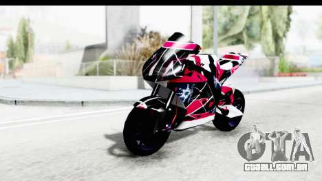 Dark Smaga Motorcycle with Frostbite 2 Logos para GTA San Andreas