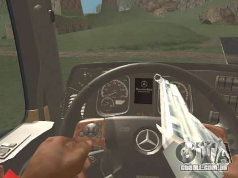Mercedes-Benz Actros Mp4 6x4 v2.0 Steamspace v2 para GTA San Andreas