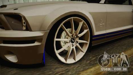 Ford Mustang Shelby GT500KR Super Snake para GTA San Andreas