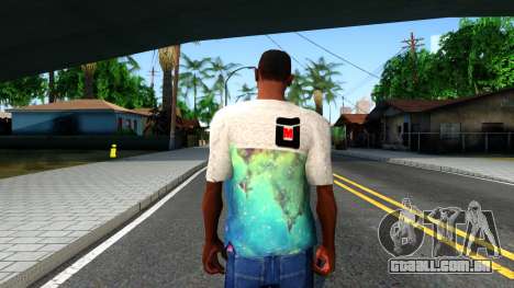 Design Galaxy T-Shirt para GTA San Andreas