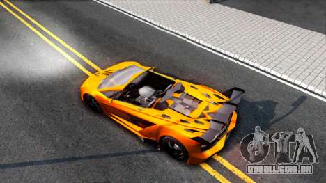 GTA V Pegassi Lampo Roadster para GTA San Andreas
