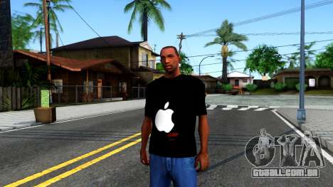 Apple T-shirt para GTA San Andreas