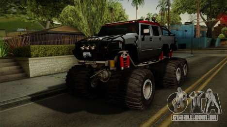 Hummer H2 6x6 Monster para GTA San Andreas