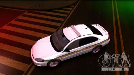 2008 Chevrolet Impala LTZ County Sheriff para GTA San Andreas