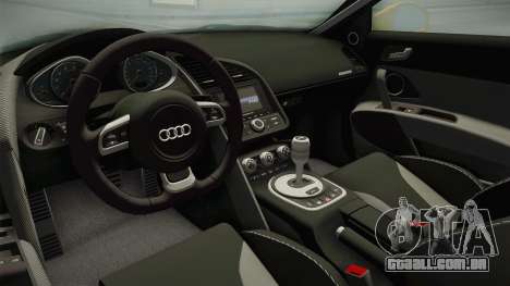 Audi R8 Coupe 4.2 FSI quattro US-Spec v1.0.0 para GTA San Andreas