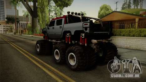 Hummer H2 6x6 Monster para GTA San Andreas