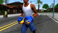 Blue With Flames Boxing Gloves Team Fortress 2 para GTA San Andreas