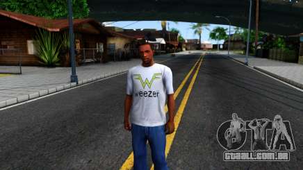 Weezer T-Shirt para GTA San Andreas