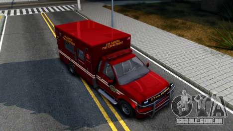 GTA V Vapid Sadler Ambulance para GTA San Andreas