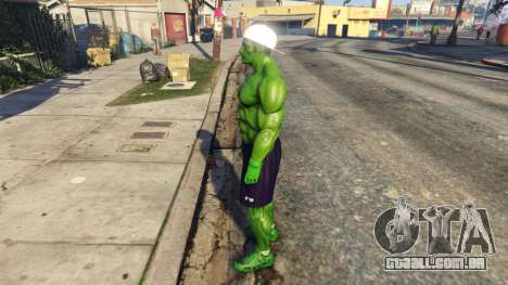 The Hulk with eyes para GTA 5