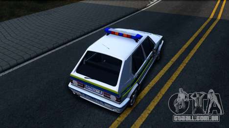 Volkswagen Golf White South African Police para GTA San Andreas