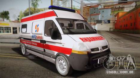 Renault Master Ambulância para GTA San Andreas