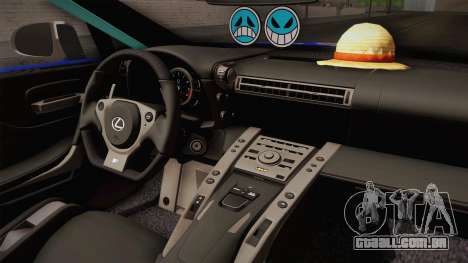 Lexus LFA Rem The Blue of ReZero para GTA San Andreas