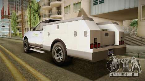 GTA 5 Vapid Utility Van IVF para GTA San Andreas