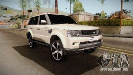 Land Rover Range Rover 2015 Sport para GTA San Andreas