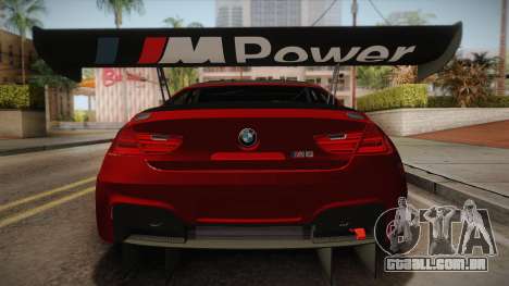 BMW M6 GT3 para GTA San Andreas
